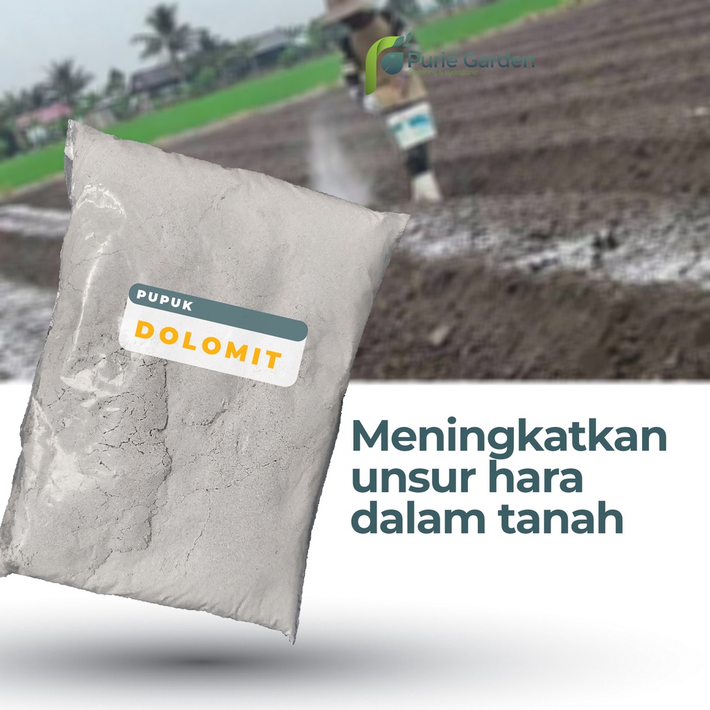 Pupuk Tanah Dolomit Penetral PH 1Kg PG SBY