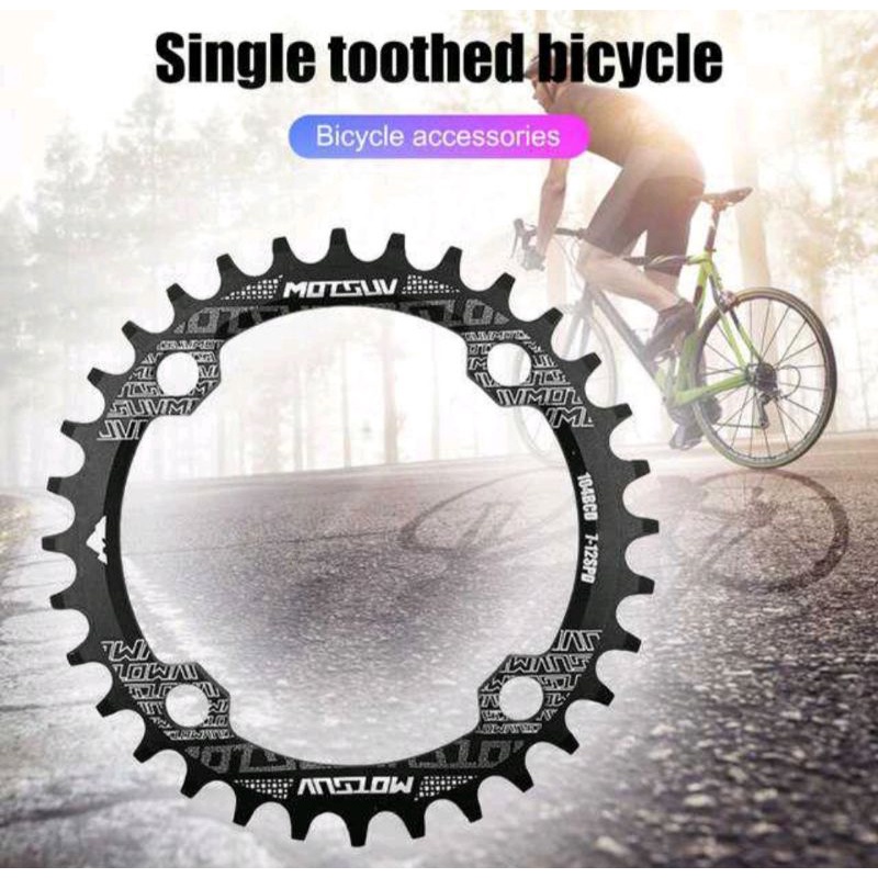 Chainring BCD 104 Sepeda MTB Single Chainring Sprocket 34T/36T/38T/40T