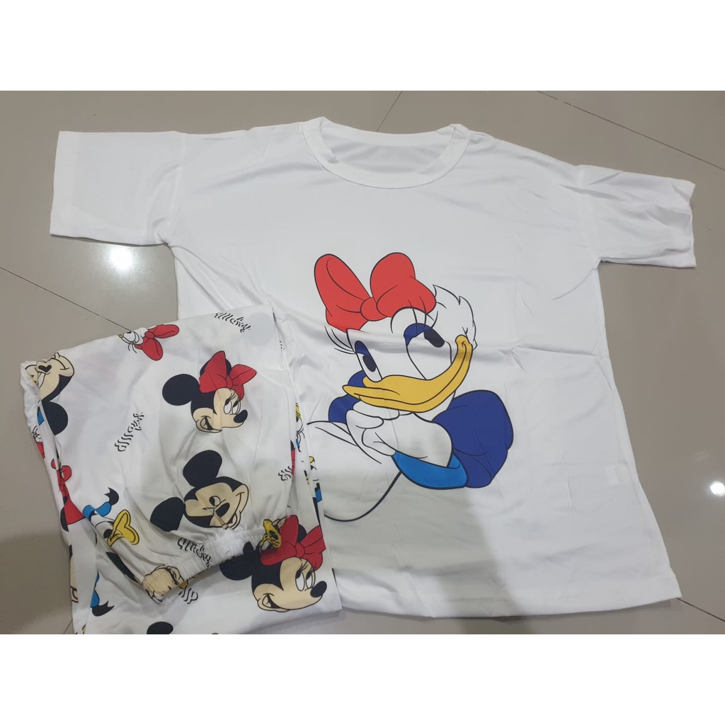 Baju tidur Import size besar XXL bahan halus tidak panas 1set nomer 51