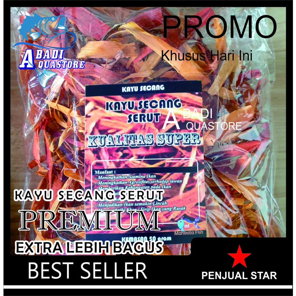 Secang Serut PREMIUM - Secang Ikan Hias - Secang Cupang - Secang Obat Ikan - Secang Premium