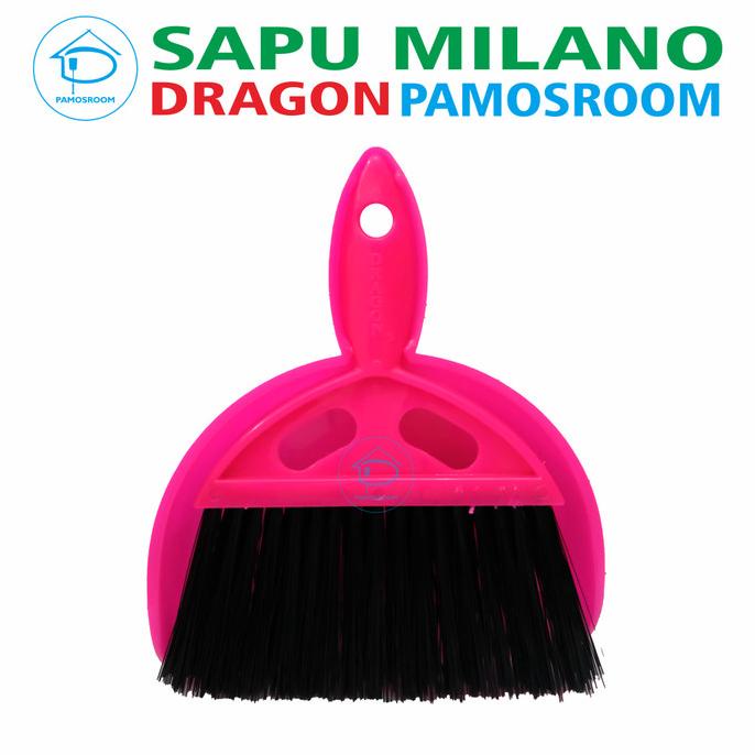 Sapu Milano Sapu Mini Mobil Set Pengki Sapu Meja Lantai