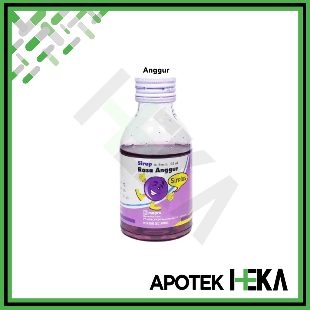 Sirplus Sirup 100 ml - Pemanis Tambahan Mengurangi Puyer (SEMARANG)