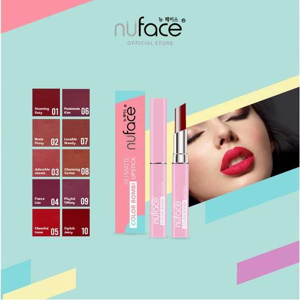 NUFACE Nu Matte Lip Cream | Matte Color Bomb Lipstick | Juicy Tint | ❤ jselectiv ❤ Lip Cream | Lip Tint | Lipstik Batang NU FACE ORI✔️BPOM✔️COD✔️