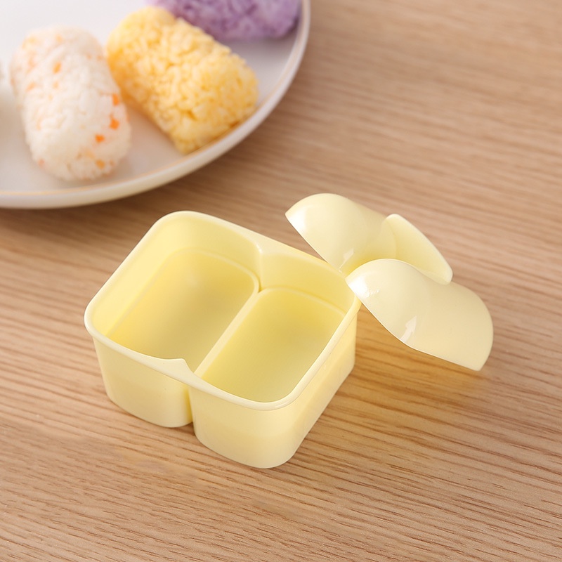 2Pcs / 4Pcs Cetakan Nasi Onigiri / Sushi / Bento DIY Bentuk Bunga / Segitiga Love/Animals Style