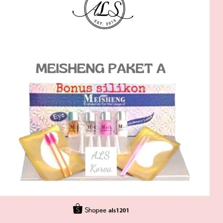 ➲ PAKET LASH LIFT MEISHENG BEST SELLER / PAKET MEISHENG LASH LIFT ✸