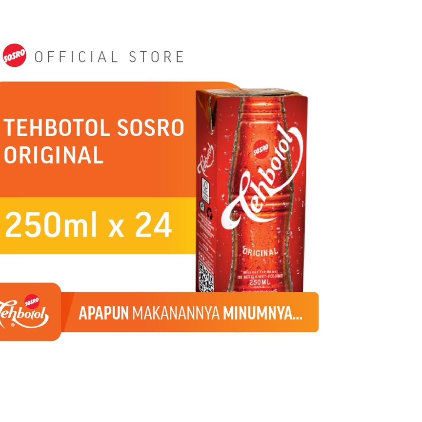 

➺ Tehbotol Sosro kotak 250 ml Original isi 24 Pcs ☄