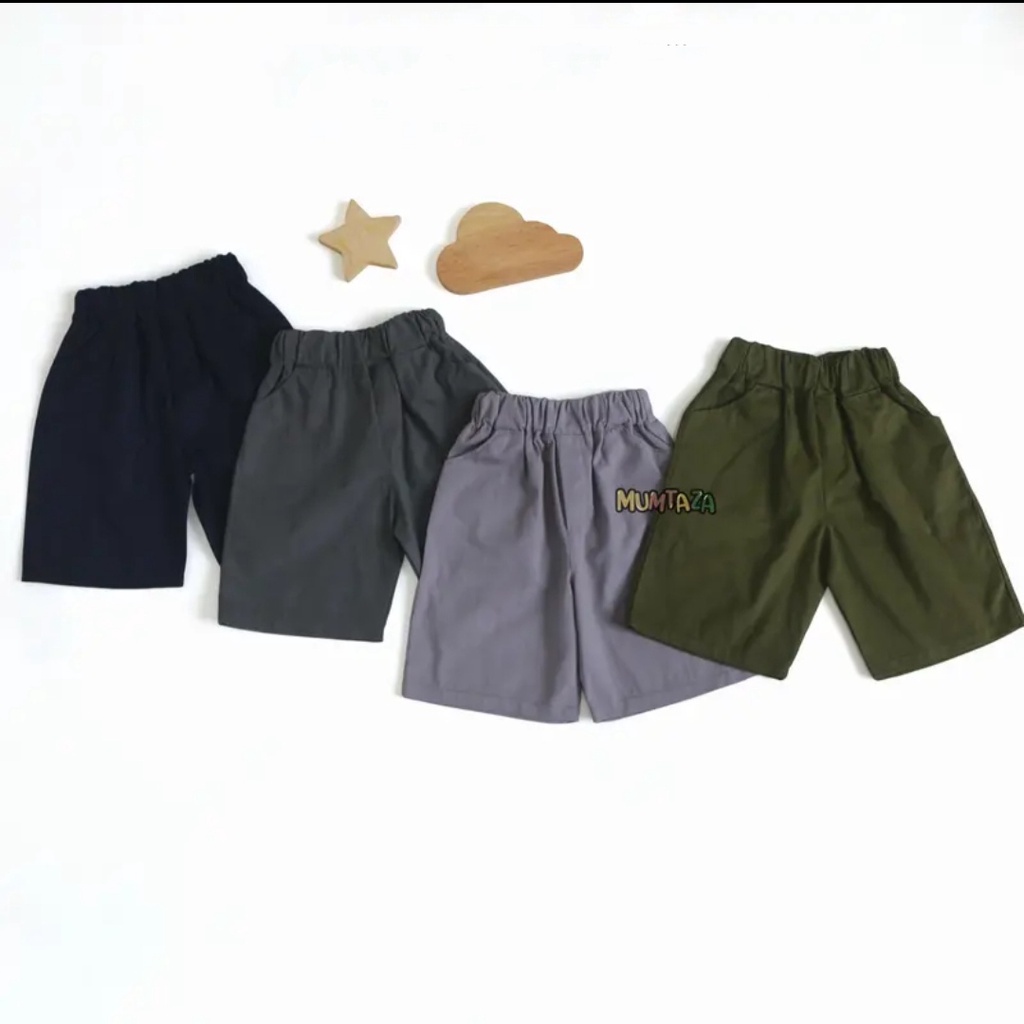 Celana Chino Anak Tebal Halus Pendek &amp; Panjang - Chino Pants Anak Unisex - Celana Panjang - Celana Pendek