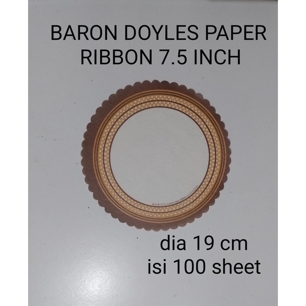 Renda TartDoiliesDoyleys Paper 7,5 Motif Ribbon