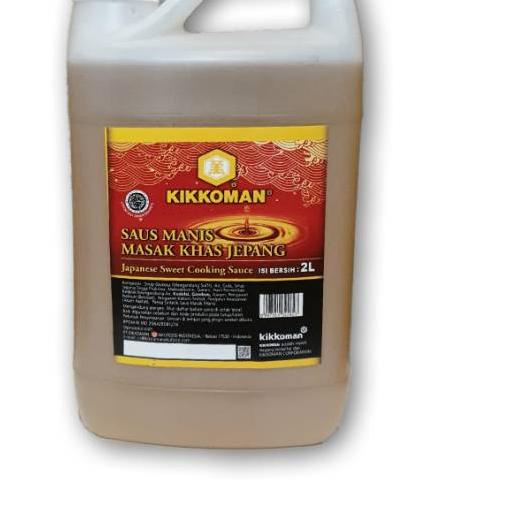 

☛ Kikkoman Japanese Sweet Cooking ( CUKA SUSHI) Halal Jerigen 2L | Sweet Seasoning Sauce ✻
