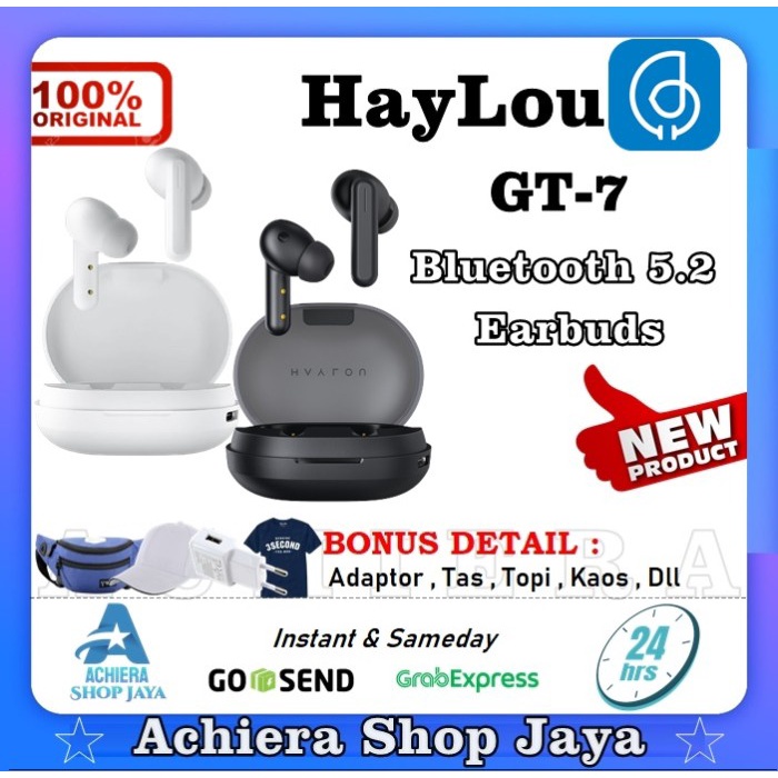 Terlaris Haylou Gt7 Tws Bluetooth Wireless Earbuds Gaming Mode With Mic