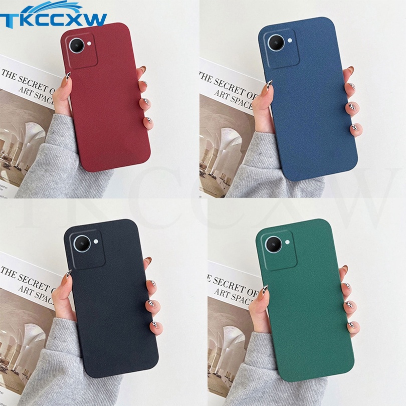 Soft Case Silikon Realme C30s Realme C30 Slim Matte Silikon Sandstone