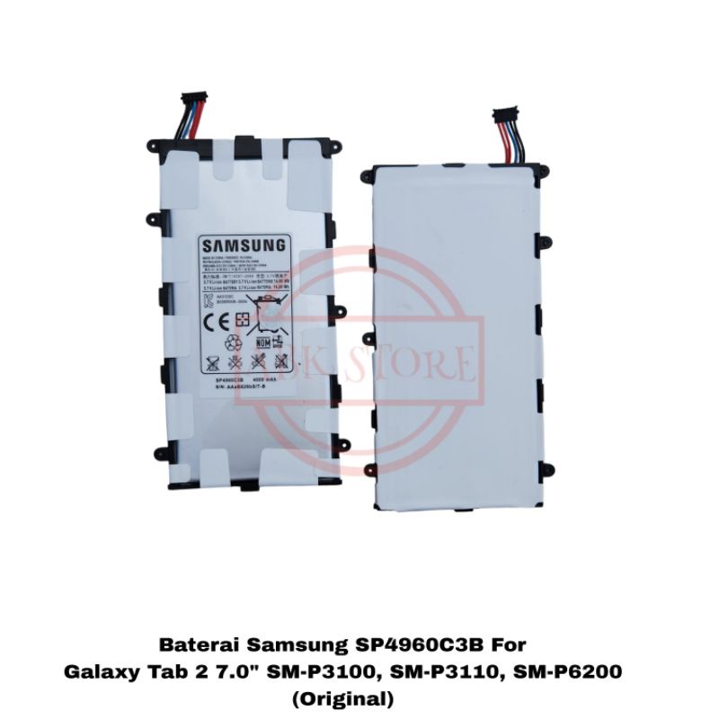 BATRE BATERAI SAMSUNG TAB 2 7.0 GT-P3100 / GT-P3110 / GT-P6200 BATTERY ORIGINAL