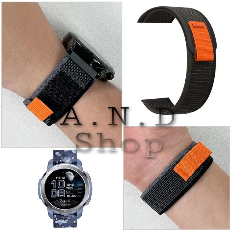 STRAP WATCH BAND TALI JAM TANGAN TRAIL LOOP NYLON NILON HONOR MAGIC WATCH 2 46MM GS PRO 1 2 3