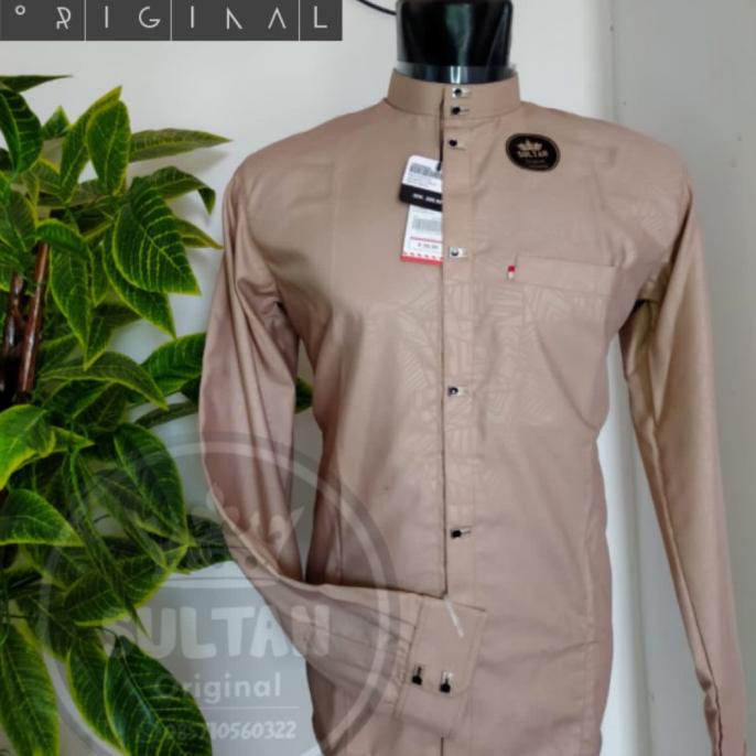 TERMURAH kemeja Koko kemko sultan pria tangan panjang original merek sultan /BAJU KOKO PRIA/BAJU KOK