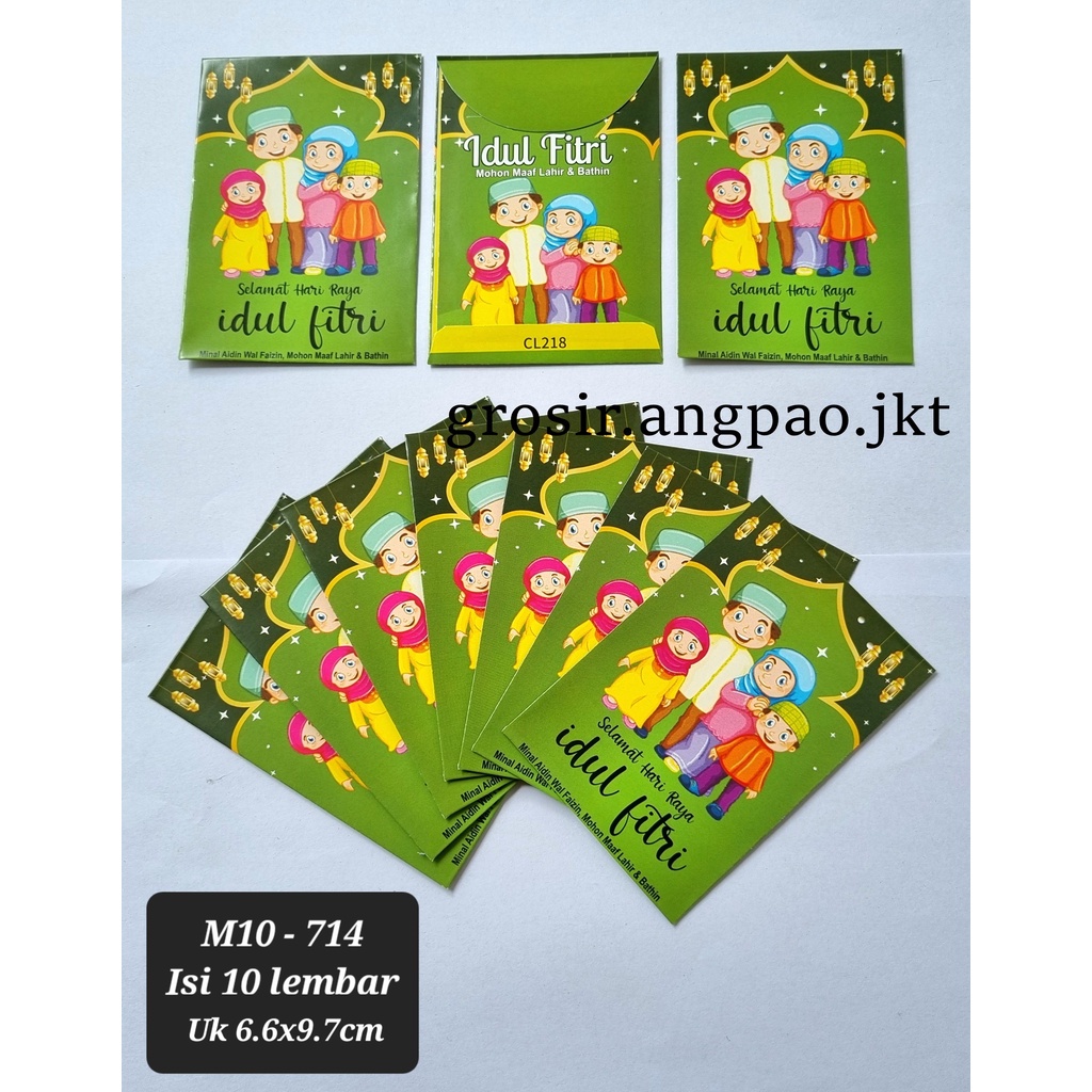 

AMPLOP LEBARAN IDUL FITRI SNACK UNIK KEKINIAN 1 PACK ISI 10 SIAP PAKAI UKURAN MEDIUM