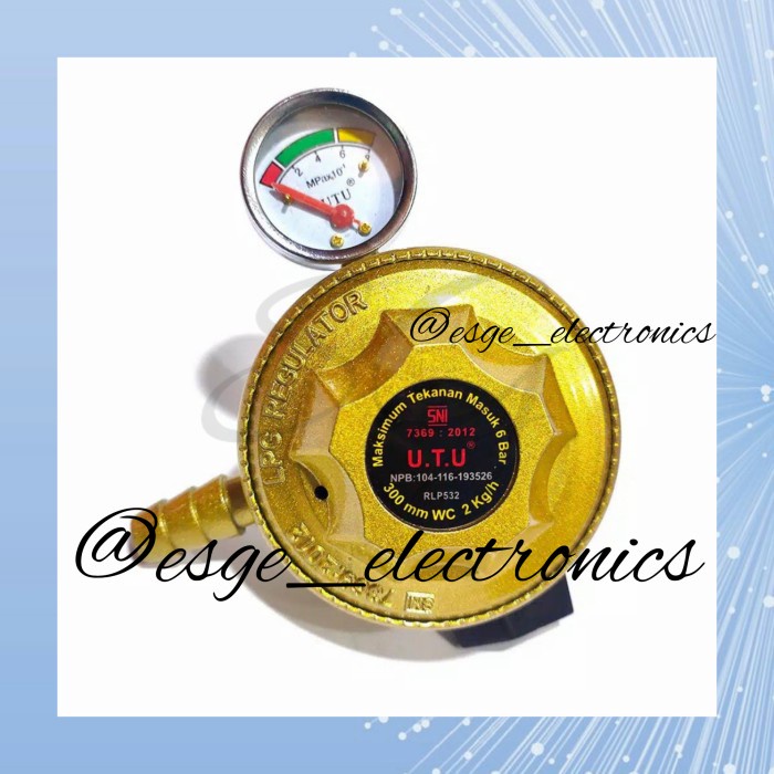 +%+%+%] ORI REGULATOR GAS UTU 532 SNI / REGULATOR UTU REGULATOR KOMPOR GAS UTU