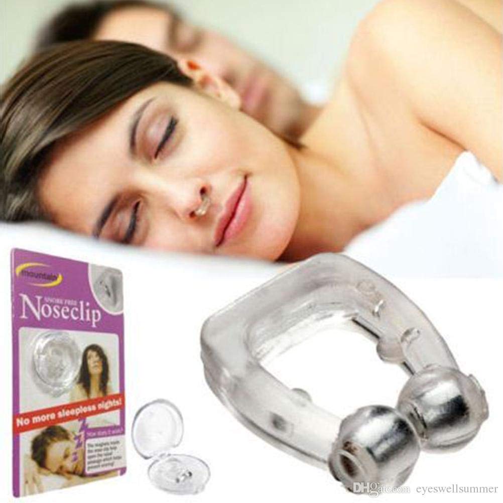 Alat Anti Dengkur Snore Stopper Noseclip Magnetic Original 100% Alat Anti Dengkur Magnetic Alat Kesehatan Medis Bantu Pernafasan Penghilang Dengkur Ngorok Saat Tidur