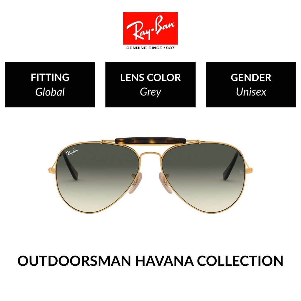 RAY-BAN Outdoorsman II | RB3029 181/71 | Global Fitting | Sunglasses | 62mm