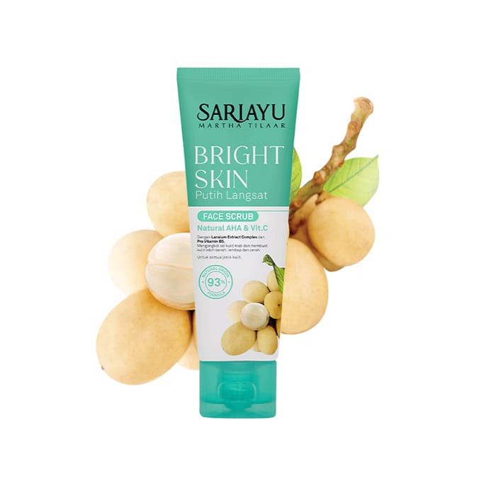 Sariayu Bright Skin Putih Langsat Face Scrub - 75gr