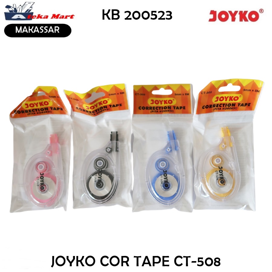 

[PCS] CT-508 JOYKO CORRECTION TAPE TIP EX KERTAS