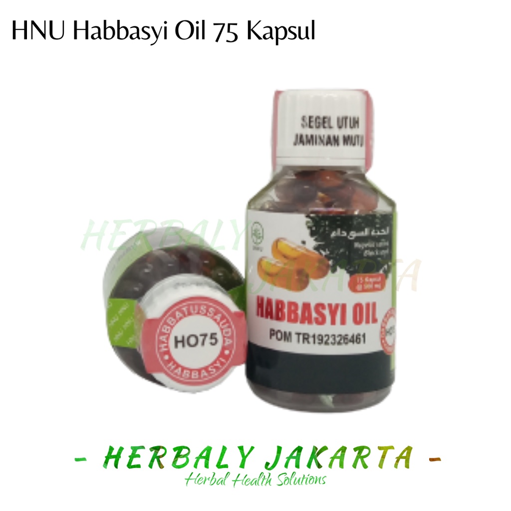 HABBASYI OIL 75 KAPSUL ASLI HNU KAPSUL HABBATUSSAUDA HNU