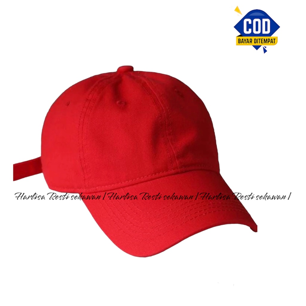 Topi Polos Baseball Pria Wanita Ukuran Dewasa Murah