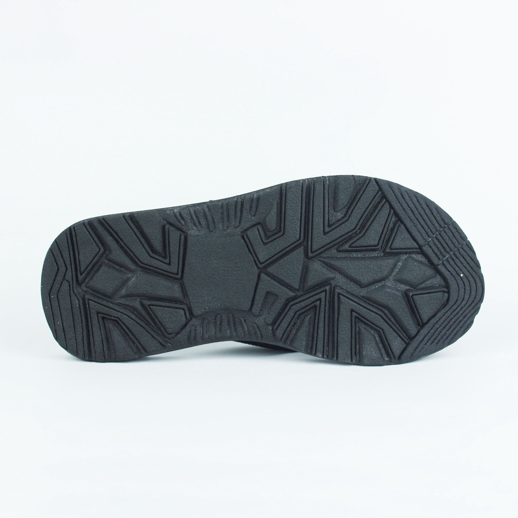 Sendal Jepit Gunung Distro Pria Wanita BOYSCODE Authentic Hitam Fullblack / Sandal Outdoor Cowok