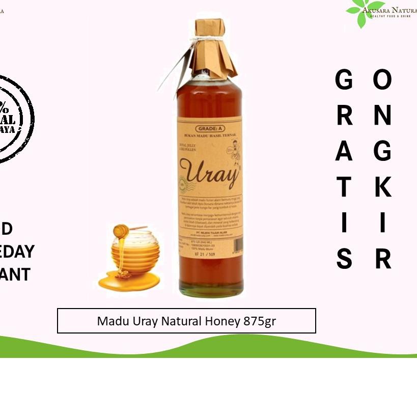 

♥ Uray - Raw Honey 875gr (640 ml) - Murni - Hutan - Asli Organik [BISA COD | SAMEDAY | INSTANT] ♂