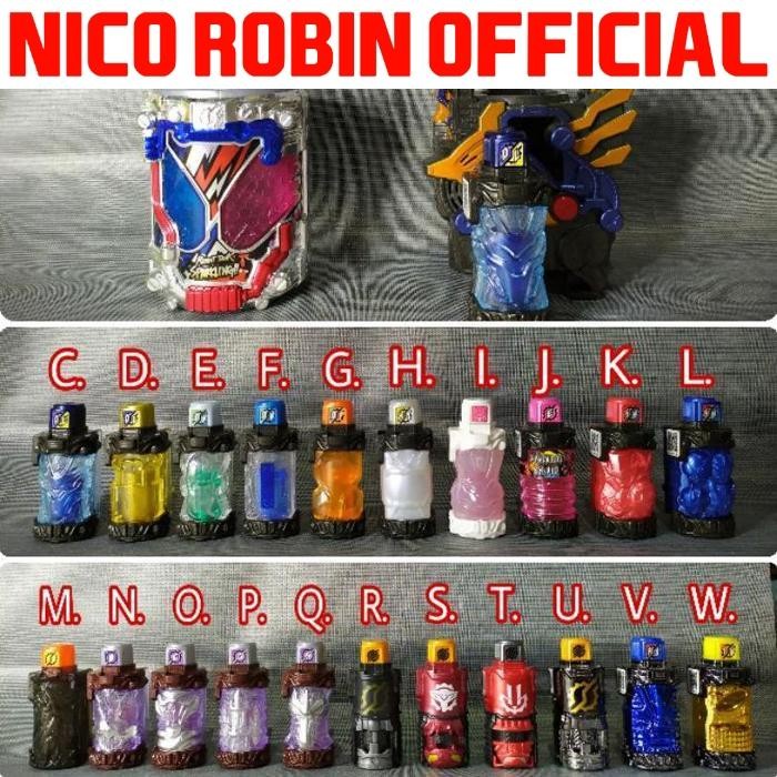 DX / CT FULL BOTTLE FULLBOTTLE BOTOL KAMEN RIDER BUILD CROSS-Z GREASE TERLARIS
