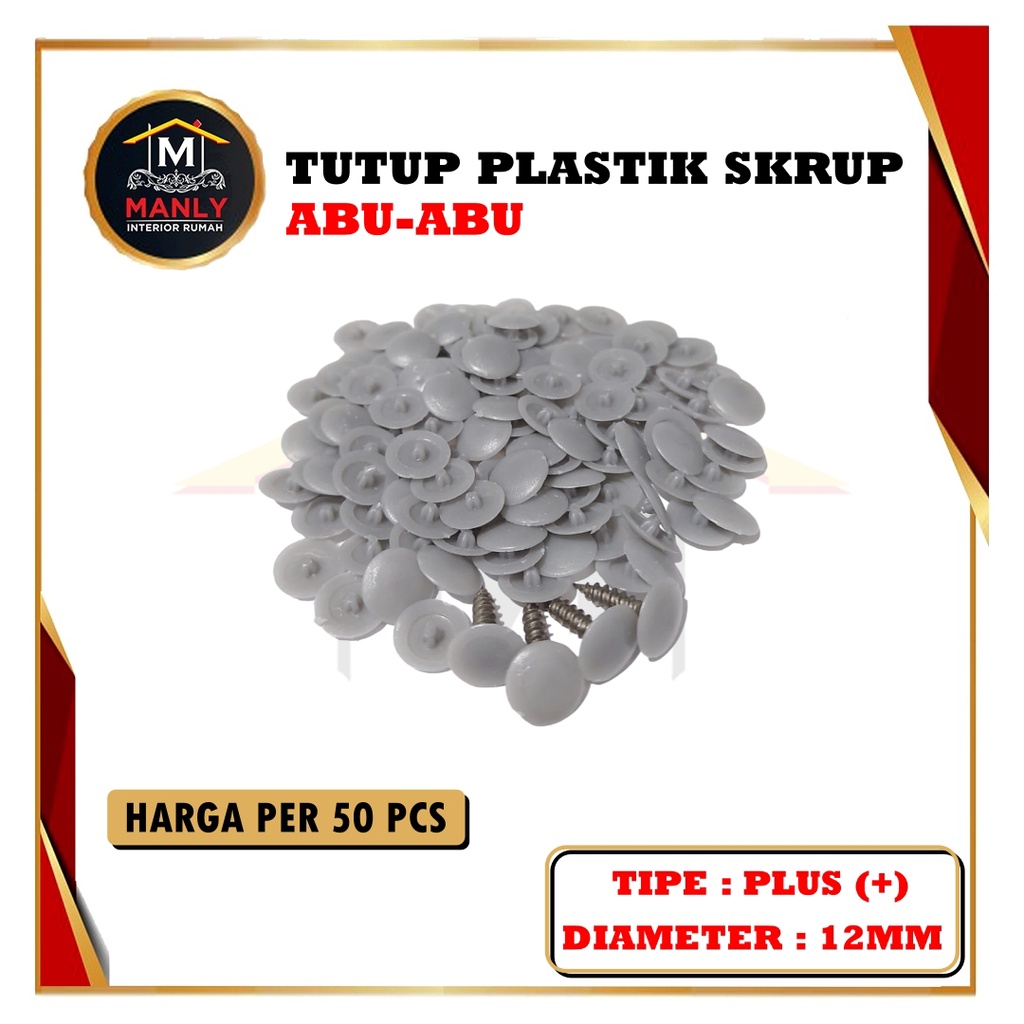 Tutup Sekrup Tutup Skrup Plastik Dop Screw Cap Cover Skrup MURAH