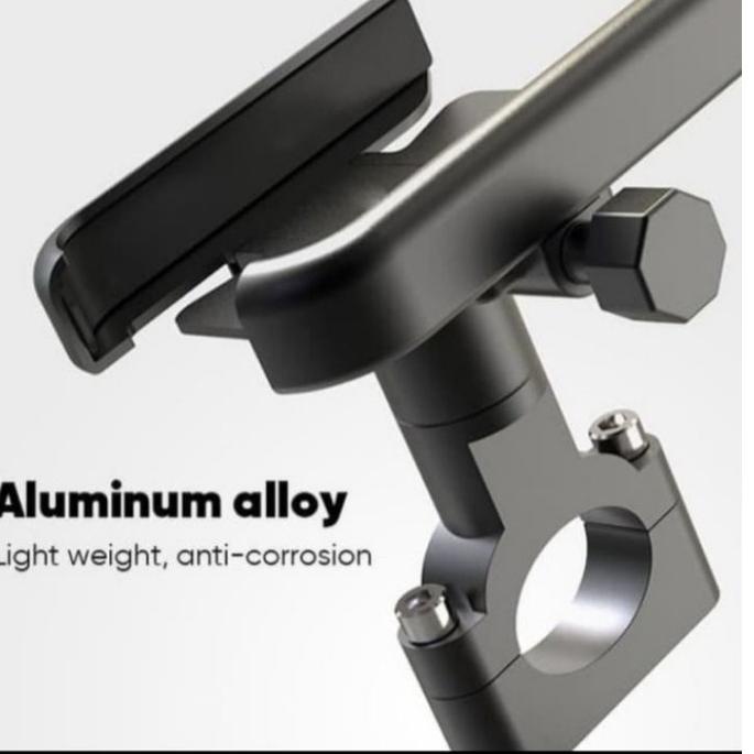 Stok Baru holder hp GPS aluminium Alloy motor ADV 150 PCX XMAX AEROX NMAX VARIO SCOOPY NEW NMAX ➤gih