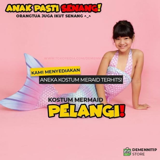 KOSTUM MERMAID ANAK PEREMPUAN | NEW MOTIF NEMO