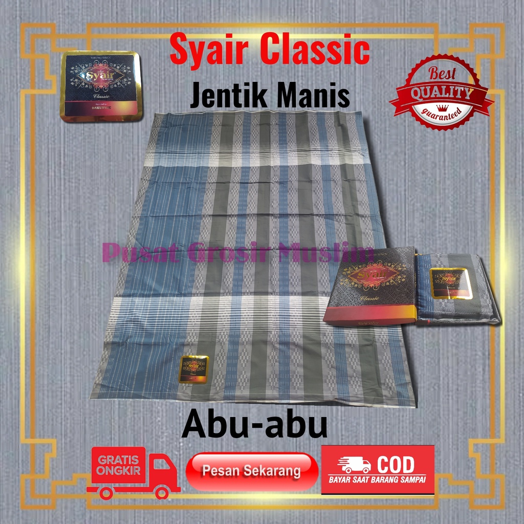 Sarung Syair Classic Sarung Murah Sarung Motif Kualitas Premium Jentik Manis