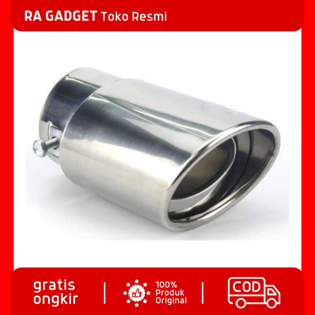 Muffler Mufler Buntut Ekor Ujung Pipa Knalpot Mobil Racing / Ujung Knalpot Kenalpot Mobil Variasi Sl