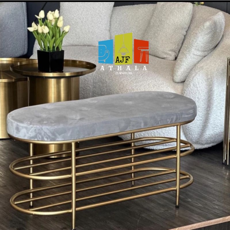 Rak sepatu besi minimalis