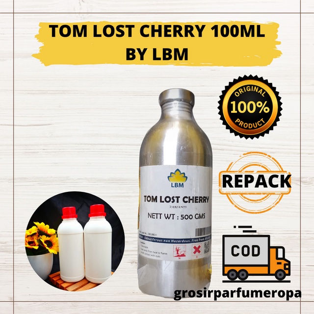 Bibit Parfum TOM LOST CHERRY 100ML REPACK BY LBM - ORIGINAL PABRIK - RESMI  - MURNI - TAHAN LAMA