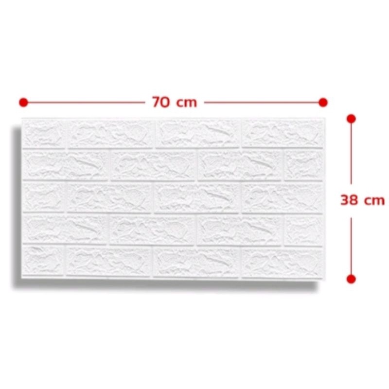 Wallpaper Dinding 3D foam