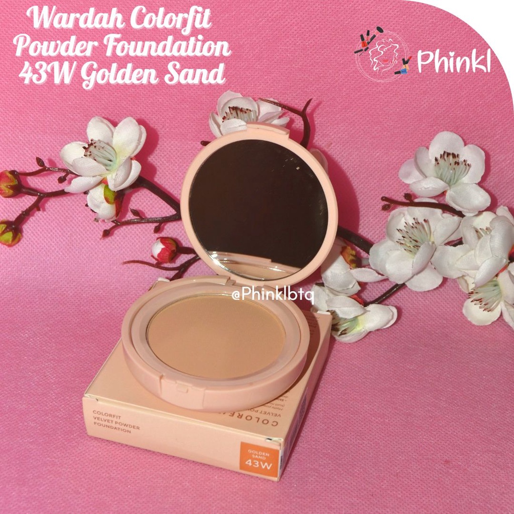 `ღ´ PHINKL `ღ´ ᘺᗩᖇᕲᗩᕼ Wardah Colorfit Velvet powder Foundation bedak padat