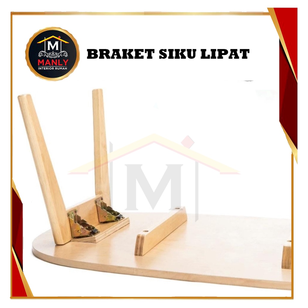 Braket Bracket Engsel Kaki Meja Lipat, isi 1 pcs FREE SEKRUP