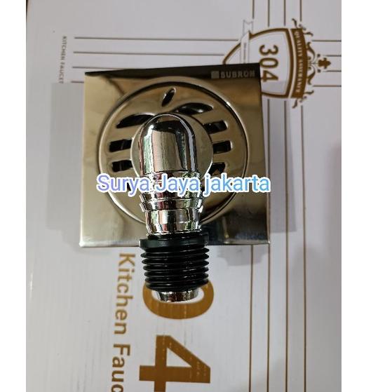 ֍ Floor drain mesin cuci stainless / Floor drain mesin cuci + konektor ➺