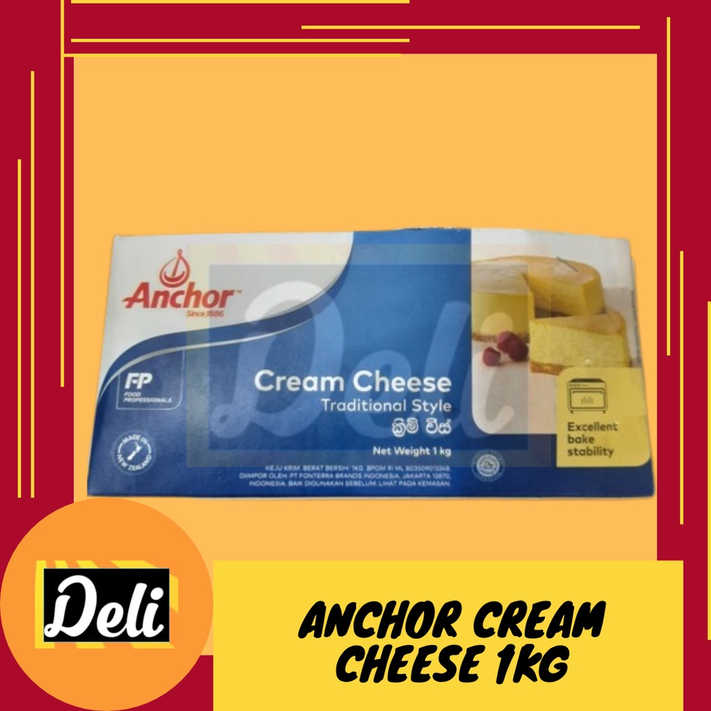 

Anchor Cream Cheese Keju Filling Isian Roti 1kg