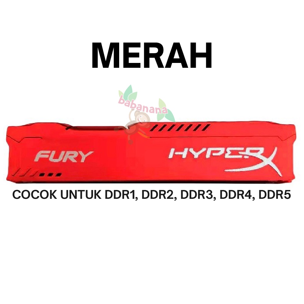 Heatsink Heatspreader RAM DDR2 DDR3 DDR4 DDR5 Kingston Fury HyperX