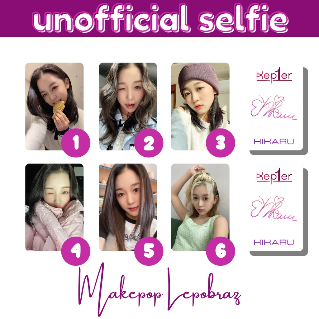 [PART 2] [MIN. 3 PC] KEP1ER KEPLER UNOFFICIAL SELFIE - GIRLFRIENDABLE PC BAHIYYIH MASHIRO XIAOTING HIKARU