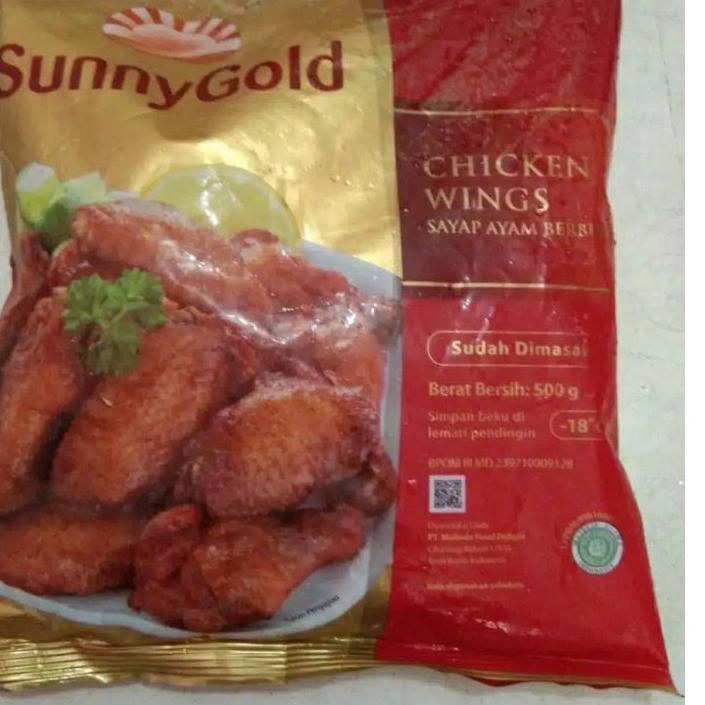 

♦ Sunnygold chicken wings sunny gold sayap ayam 500gr ☑