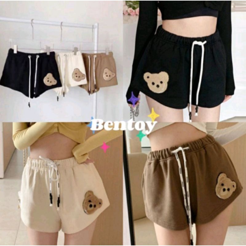 CELANA HOTPANT BENTOY BAHAN PE RAYON fit L