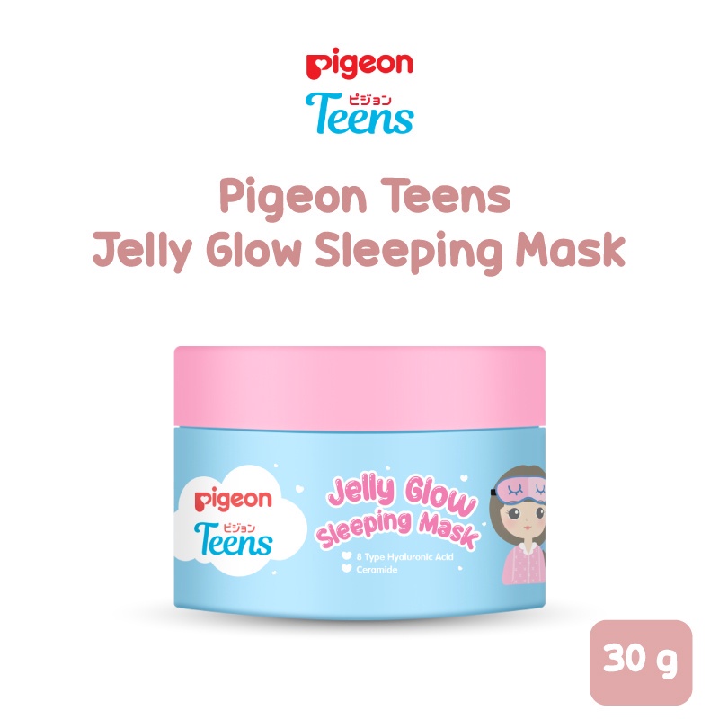 PIGEON TEENS Jelly Glow Sleeping Mask 30gr - Moisturizer Cream Pelembab Wajah
