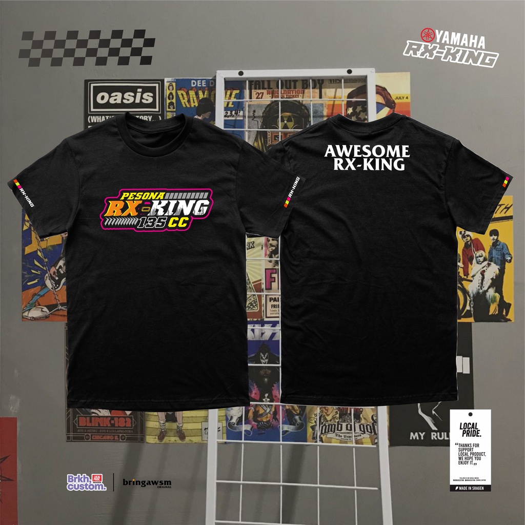 KAOS RXKING 001 KAOS RXKING INDONESIA KAOS 2STROKE KAOS DISTRO PREMIUM