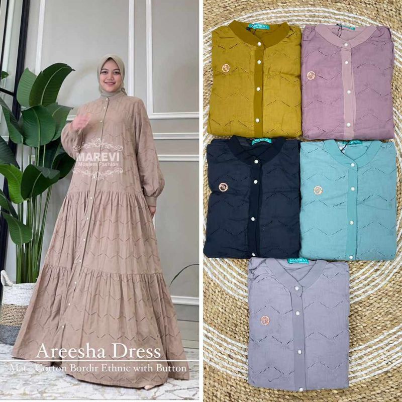 AREESHA DRESS MAREVI/MAREVI DRESS/MAREVI TERBARU/GAMIS TERBARU