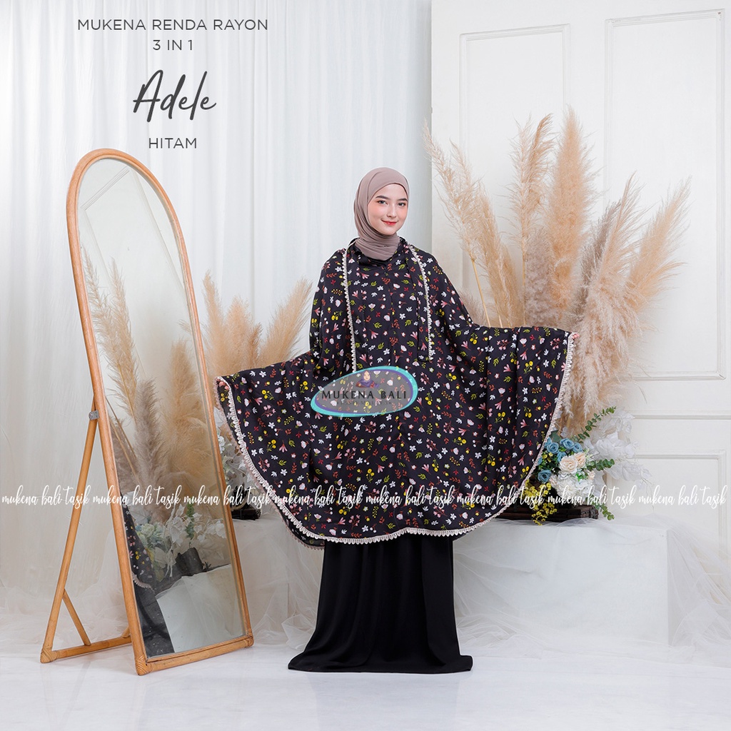 MUKENA BALI TASIK - MUKENA DEWASA RENDA RAYON 3 IN 1 ADELE