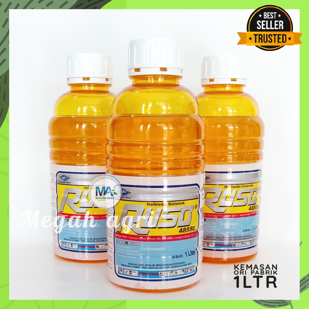 HERBISIDA RUSO 485SL 1LITER SISTEMIK BASMI GULMA SAMPAI KE AKAR bukan ROUNDUP